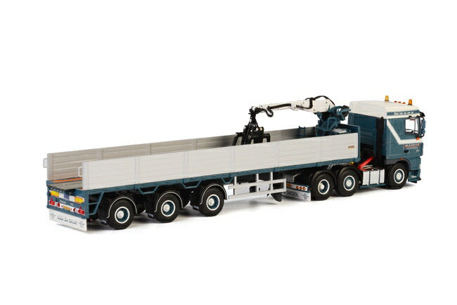 ギャラリービューアに画像をロードする, John. de Groot DAF XF 95 Space Cab ブリックトレーラー 3軸 トラック /WSI 建設機械模型 工事車両 1/50 ミニチュア 重機