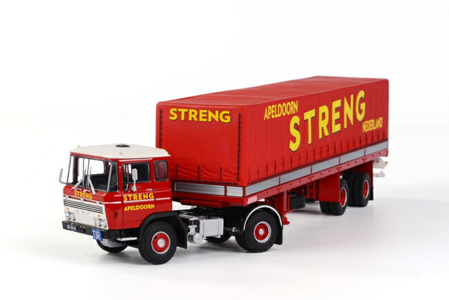 ギャラリービューアに画像をロードする, Streng DAF 2600 クラシックカーテンサイダートレーラー トラック /WSI 建設機械模型 工事車両 1/50 ミニチュア 重機