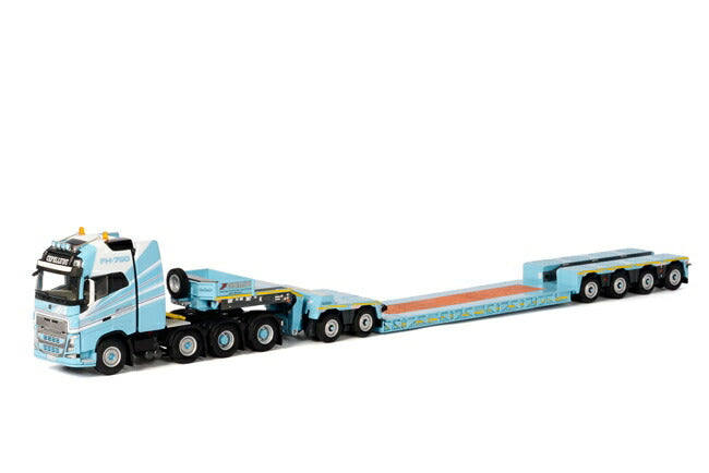 ギャラリービューアに画像をロードする, Cepelludo Volvo FH4 Globetrotter XL Nooteboomノーテブーム 4軸 EURO-PX + 2軸 ICP トレーラー トラック /WSI 建設機械模型 工事車両 1/50 ミニチュア 重機