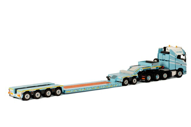 ギャラリービューアに画像をロードする, Cepelludo Volvo FH4 Globetrotter XL Nooteboomノーテブーム 4軸 EURO-PX + 2軸 ICP トレーラー トラック /WSI 建設機械模型 工事車両 1/50 ミニチュア 重機