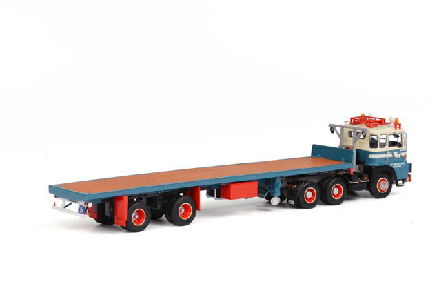 ギャラリービューアに画像をロードする, Transmiddenmeer FTF F Serie Classic flatbedトレーラー トラック /WSI 建設機械模型 工事車両 1/50 ミニチュア 重機