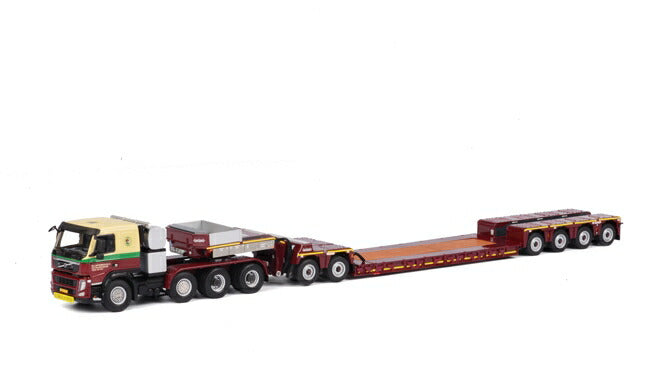 ギャラリービューアに画像をロードする, E. Lafeber Volvoボルボ FM3 Sleeper Cab Nooteboom 4軸 EURO-PX + 2軸 ICP /WSI 建設機械模型 工事車両 1/50 ミニチュア
