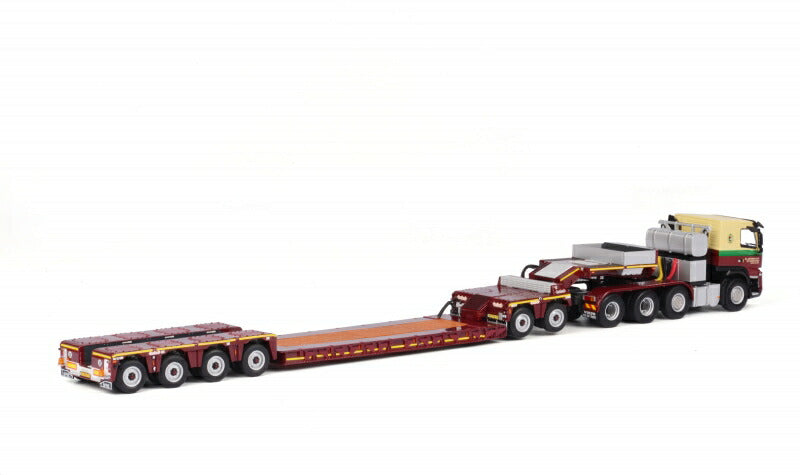 ギャラリービューアに画像をロードする, E. Lafeber Volvoボルボ FM3 Sleeper Cab Nooteboom 4軸 EURO-PX + 2軸 ICP /WSI 建設機械模型 工事車両 1/50 ミニチュア