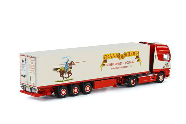 ギャラリービューアに画像をロードする, Frank de Ridder DAF XF 105 Super Space Cab リーファートレーラー Thermoking 3軸 トラック/WSI 建設機械模型 工事車両 1/50 ミニチュア