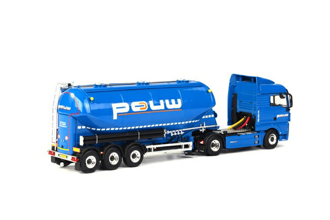 ギャラリービューアに画像をロードする, Pouw MAN TGX XLX bellied powder tanker トラック/WSI 建設機械模型 工事車両 1/50 ミニチュア