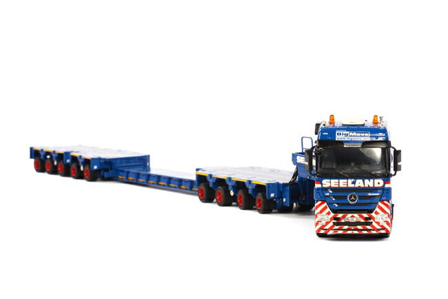 ギャラリービューアに画像をロードする, Seeland MERCEDES Actros Scheuerle Intercombi (14軸 + excavator low bed) トラック トレーラー/WSI 建設機械模型 工事車両 1/50 ミニチュア