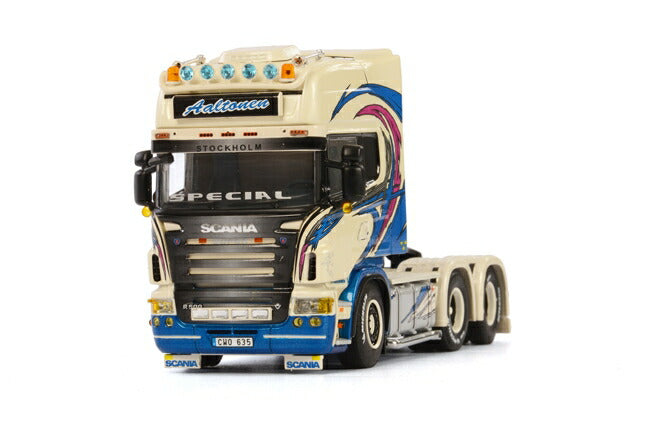 ギャラリービューアに画像をロードする, Aaltonen SCANIAスカニア R Toplineトラックトラクタヘッド /WSI 建設機械模型 工事車両 1/50 ミニチュア