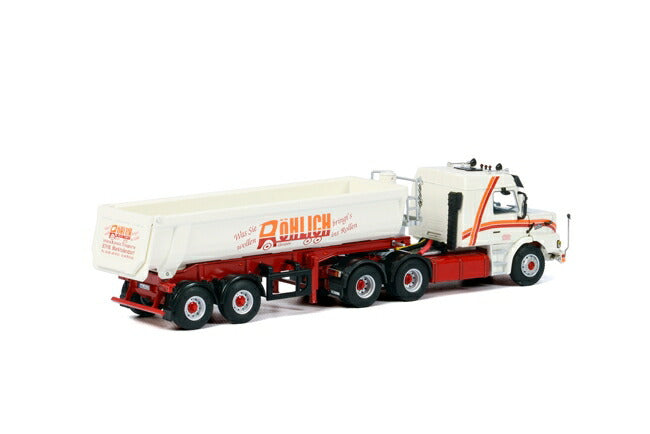 ギャラリービューアに画像をロードする, Rohlich SCANIAスカニア T113/T143 Halfpipe ダンプ トラックトレーラー /WSI 建設機械模型 工事車両 1/50 ミニチュア