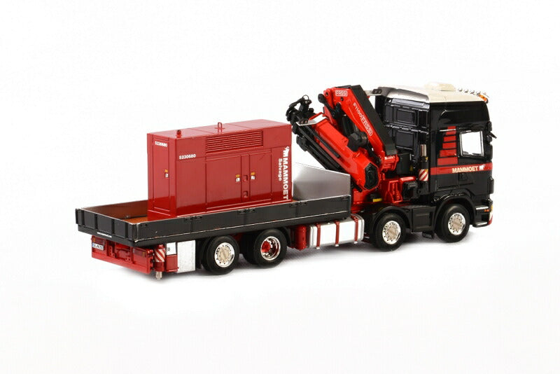 ギャラリービューアに画像をロードする, Mammoetマムート Scaniaスカニア R Topline + Fassi 110トラック /WSI 建設機械模型 工事車両 1/50 ミニチュア