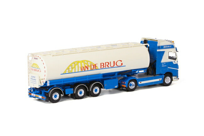 ギャラリービューアに画像をロードする, Van de Brug Volvoボルボ FH4 Globetrotter XL Tanker Powder Welgro 3軸トラック /WSI 建設機械模型 工事車両 1/50 ミニチュア