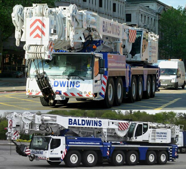 ギャラリービューアに画像をロードする, 【予約】7-9月以降発売予定Baldwins Crane Hire Liebherrリープヘル LTM 1350 ? 6.1 トレーラー /WSI 建設機械模型 工事車両 1/50 ミニチュア