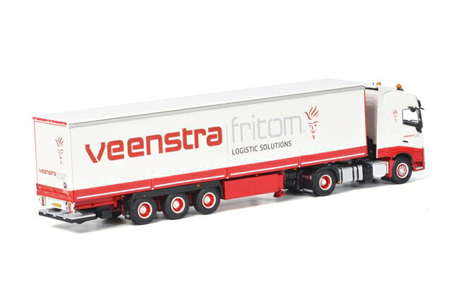 ギャラリービューアに画像をロードする, Veenstra Fritom Volvo FH4 Globetrotter カーテンサイダートレーラー3軸 トラック /WSI 建設機械模型 工事車両 1/50 ミニチュア