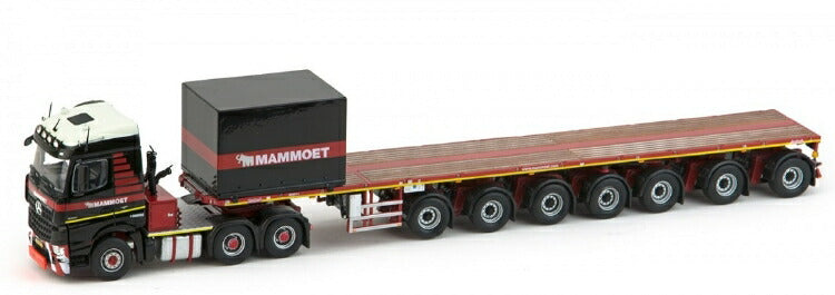 ギャラリービューアに画像をロードする, マムート特注MAMMOET MB AROCS STREAMSPACE 6X4 + 7軸 バラストトレーラー トラック トレーラー WSI 1/50 建設機械 模型ミニカー はたらく車重機