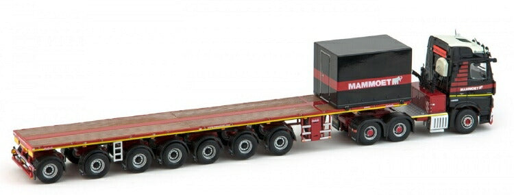 ギャラリービューアに画像をロードする, マムート特注MAMMOET MB AROCS STREAMSPACE 6X4 + 7軸 バラストトレーラー トラック トレーラー WSI 1/50 建設機械 模型ミニカー はたらく車重機