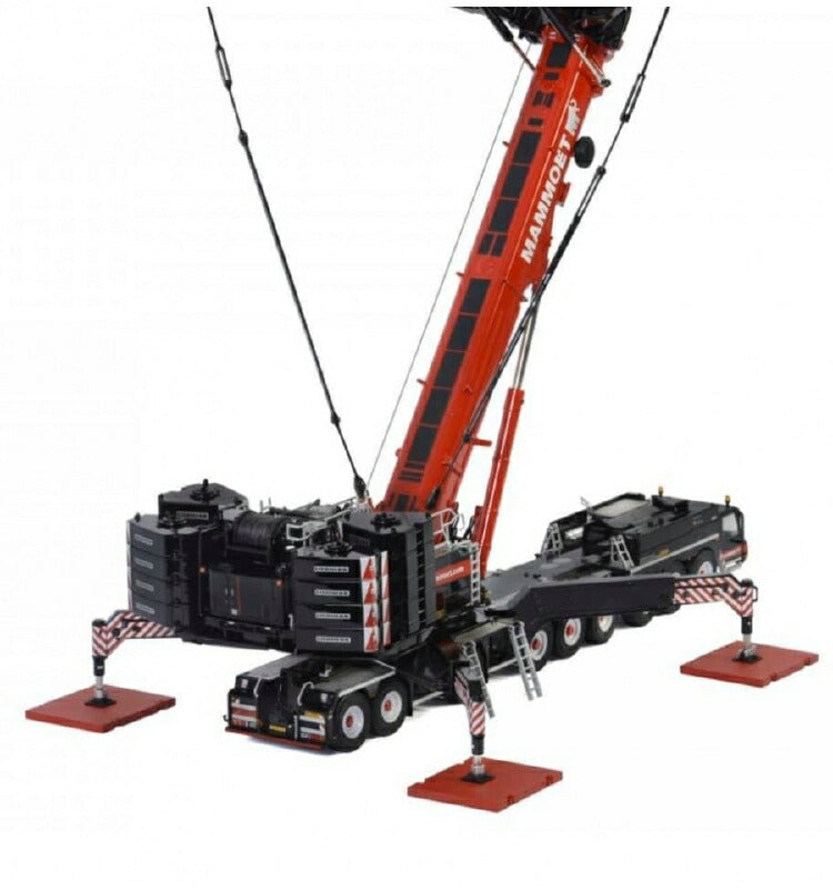 ギャラリービューアに画像をロードする, マムート特注MAMMOET Liebherr LTM1750-9.1 telescopic craneモバイルクレーン WSI 1/50 建設機械 模型ミニカー はたらく車重機