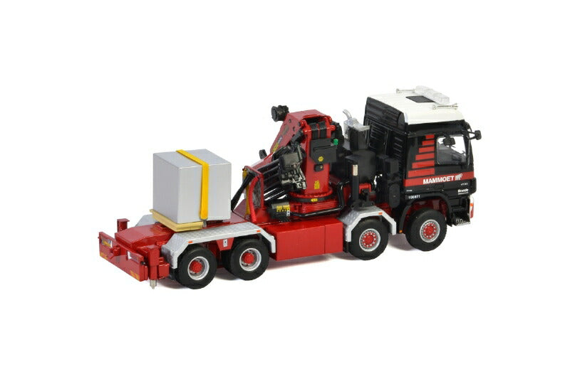 ギャラリービューアに画像をロードする, 【予約】2月以降発売予定Mammoet MERCEDES-BENZ ACTROS MP3 L 8X8 + PALFINGER PK 150002 SH トラック /WSI 建設機械模型 工事車両 1/50 ミニカー