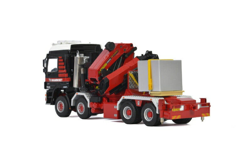 ギャラリービューアに画像をロードする, 【予約】2月以降発売予定Mammoet MERCEDES-BENZ ACTROS MP3 L 8X8 + PALFINGER PK 150002 SH トラック /WSI 建設機械模型 工事車両 1/50 ミニカー