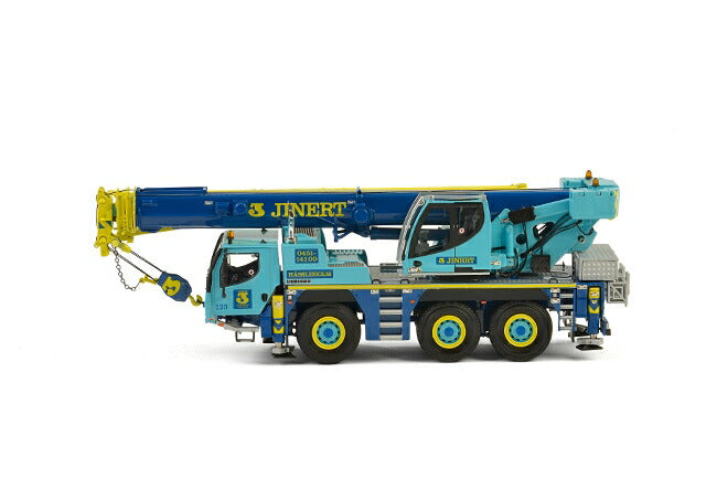 ギャラリービューアに画像をロードする, Jinert Liebherrリープヘル LTM 1050 -3.1モバイルクレーン 建設機械模型 工事車両 WSI 1/50 ミニチュア