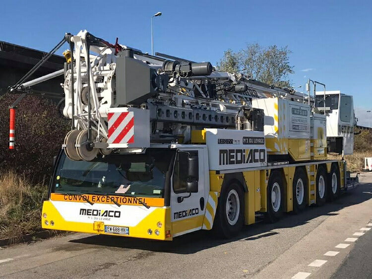 ギャラリービューアに画像をロードする, 【予約】2020年4-6月以降発売予定Mediaco LIEBHERR MK140モバイルクレーン WSI 1/50 建設機械 模型ミニカー はたらく車重機