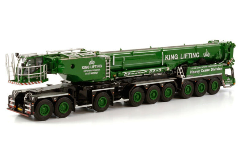 ギャラリービューアに画像をロードする, KING LIFTING; LIEBHERRリープヘル LTM 1750 モバイルクレーン/WSI 1/50 建設機械模型 ミニチュア