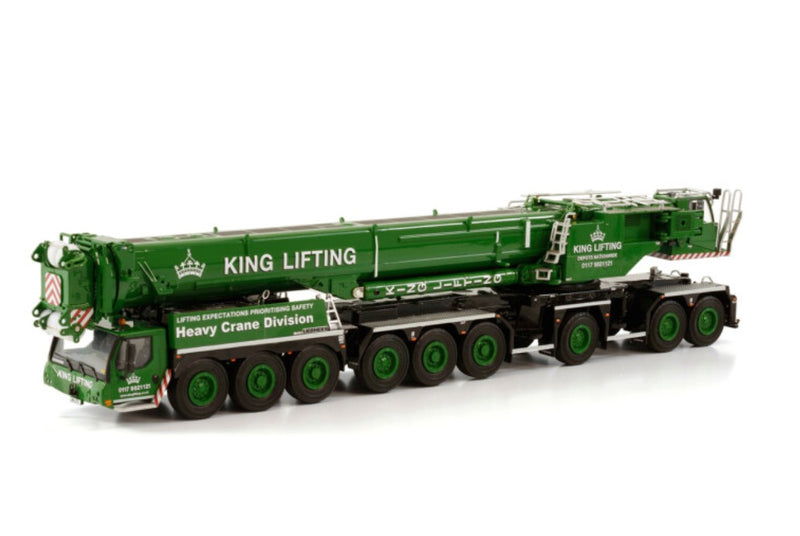 ギャラリービューアに画像をロードする, KING LIFTING; LIEBHERRリープヘル LTM 1750 モバイルクレーン/WSI 1/50 建設機械模型 ミニチュア