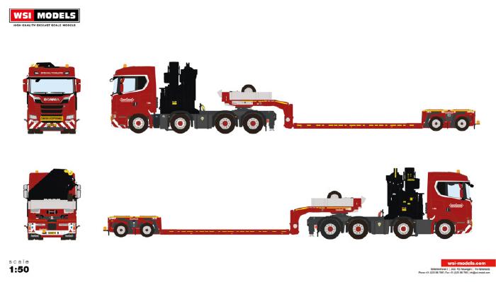 予約】12月以降発売予定Nooteboom Red Line; SCANIA R NORMAL CR20N