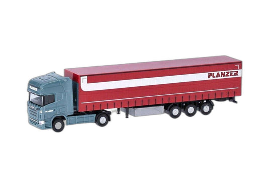 Planzer Scania R TL カーテンサイド/ Herpa 1/160  模型 ミニカー