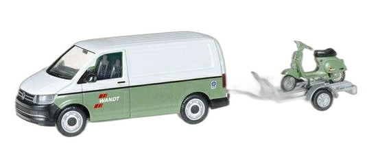 Spedition Wandt VW T6 カステン トレーラー付き/ Herpa 1/87  模型 ミニカー