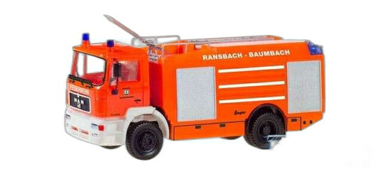 Ransbach-Baumbach 消防署 MAN M/ Herpa 1/87  模型 ミニカー
