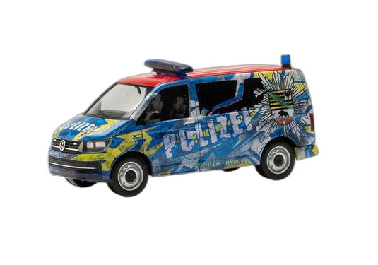 Polizei Sachsen Anhalt インフォメーションモービル/ Herpa 1/87  模型 ミニカー