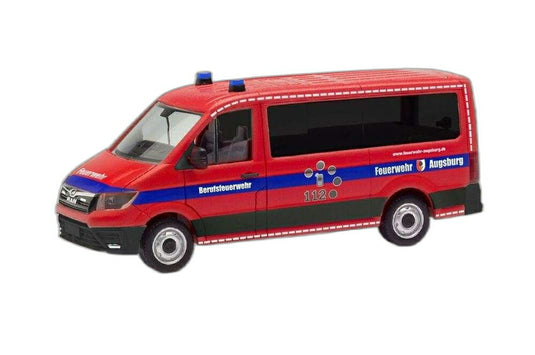 Feuerwehr Augsburg MAN TGE バス FD 096362/ Herpa 1/87  模型 ミニカー