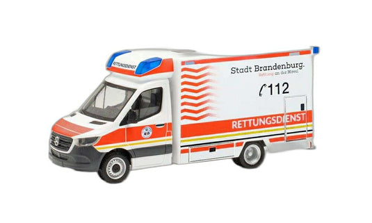 Brandenburg 救助サービス Mercedes Benz/ Herpa 1/87  模型 ミニカー