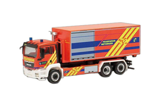 Feuerwehr Metzingen MAN TGS XL スワップボディ/ Herpa 1/87  模型 ミニカー