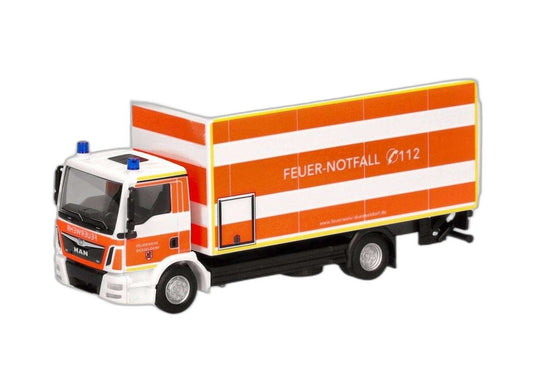 Feuerwehr Dusseldorf MAN TGM ボックス 098076/ Herpa 1/87  模型 ミニカー