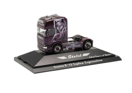 Stelzl Eleanor Scania R 13 TL 111096/ Herpa 1/87  模型 ミニカー