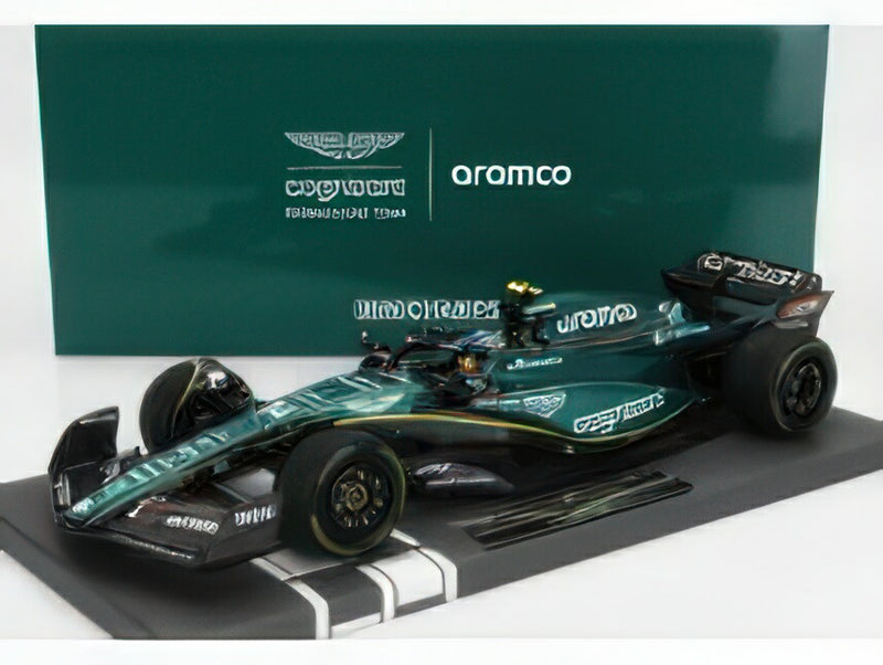 ギャラリービューアに画像をロードする, Aston Martin AMR23 2023年 F1 モナコGP 2位 #14 F.アロンソ/ MINICHAMPS 1/18 ミニカー
