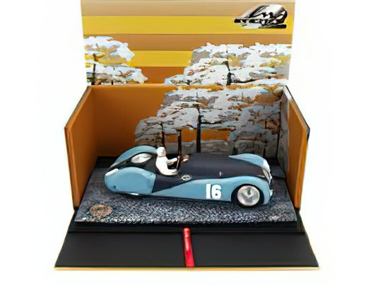 BUGATTI F1 TYPE 57S 45 N 16 A.C.F. GP 1937 PIERRE WIMILLE 2 TONE MATT BLUE/LE MANS MINIATURES 1/18ミニカー