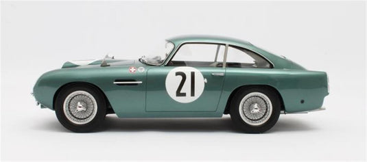 ASTON MARTIN - DB4 GT 3.0L S6 TEAM ECURIE TROIS CHEVRONS N 21 24h LE MANS 1959 HUBERT PATTHEY RENAUD CALDERARI /12ART 1/12 ミニカー