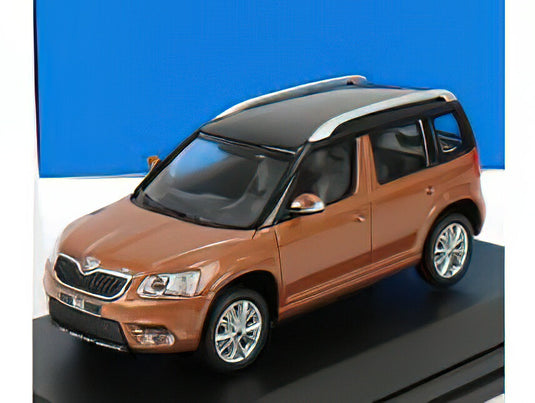 SKODA YETI SUV FACELIFT (RESTYLING) 2013 BROWN TERRACOTTA MET/ABREX 1/43ミニカー