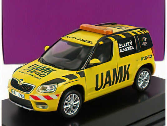 SKODA YETI SUV FACELIFT (RESTYLING) UAMK 2013 YELLOW BLACK/ABREX 1/43ミニカー
