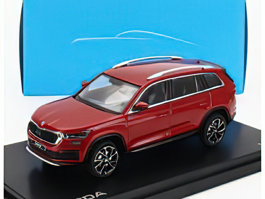 SKODA KODIAK FL 2021 RED MET/ABREX 1/43ミニカー
