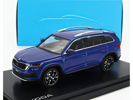 SKODA KODIAK FL 2021 DARK BLUE/ABREX 1/43ミニカー