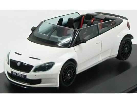 SKODA FABIA RS2000 ROADSTER CONCEPT CAR 2011 BLACK WHEELS WHITE/ABREX 1/43ミニカー