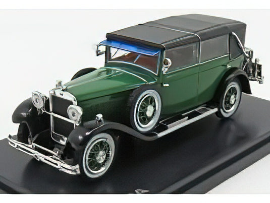 SKODA 860 CABRIOLET CLOSED 1932 GREEN BLACK/ABREX 1/43ミニカー