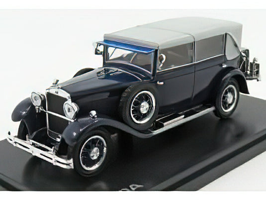 SKODA 860 CABRIOLET CLOSED 1932 BLUE LIGHT GREY/ABREX 1/43ミニカー
