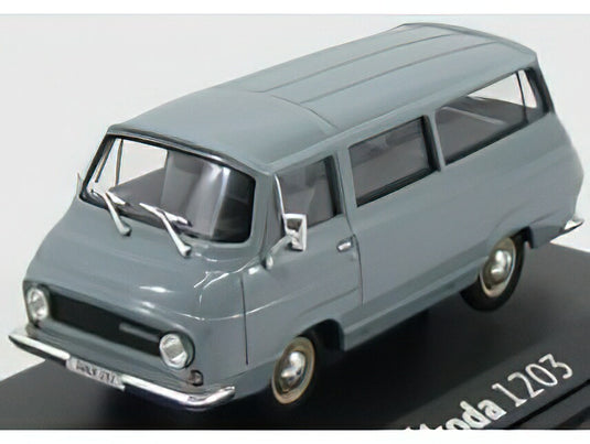 SKODA 1203 MINIBUS 1968 GREY/ABREX 1/43ミニカー