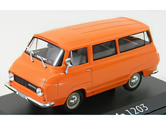 SKODA 1203 MINIBUS 1968 ORANGE/ABREX 1/43ミニカー