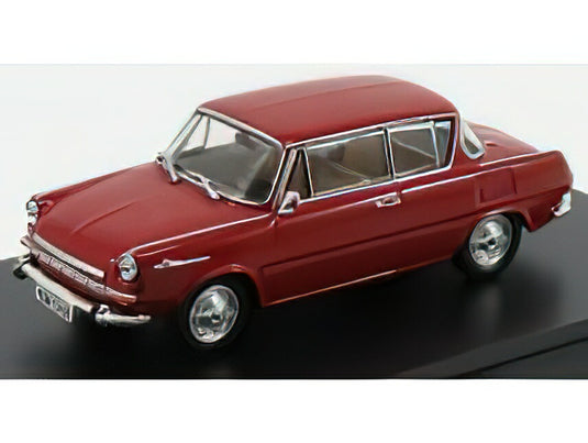 SKODA 1100 MBX 2-DOOR 1969 RUBY RED/ABREX 1/43ミニカー