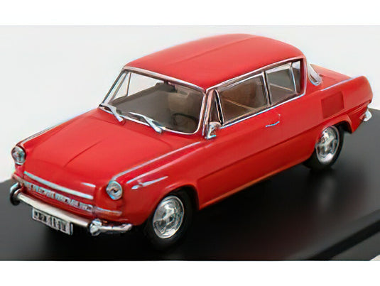 SKODA 1100 MBX 2-DOOR 1969 ORANGE RED/ABREX 1/43ミニカー