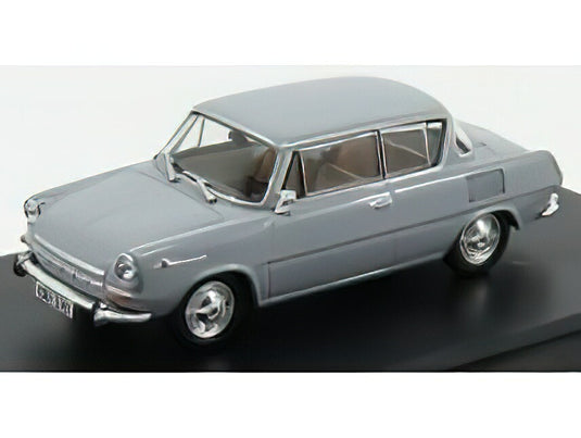 SKODA 1100 MBX 2-DOOR 1969 NAVY GREY/ABREX 1/43ミニカー